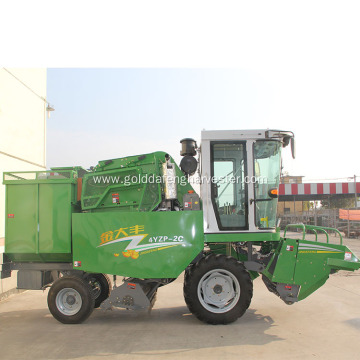 self propelled corn crop harvesting machine chopper